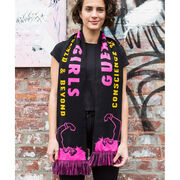 Guerrilla Girls wool scarf